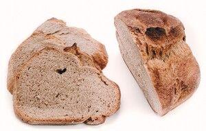 Das Brot mit einer feuchten Krume.
